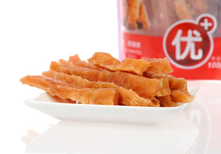 Lusi You Chicken Hard Hard 100g Pet Dog Snacks Teddy Bear Xiong VIP Chicken Strips Chicken Dry thức ăn cho chó zenith