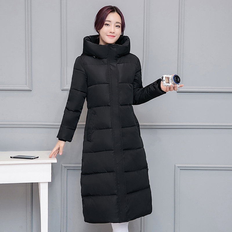 New Women's Cotton Coat, Plus Size, Mid-Length, Over-The-Knee, Thickened Jacket, down Cotton Workwear, Winter Cotton Coat, Off-Season Price