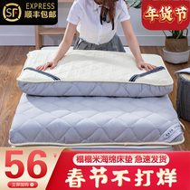 Matthew thickened mattress mattress mattress mattress for single-person rental accommodation tatami sponge pad by ground pad