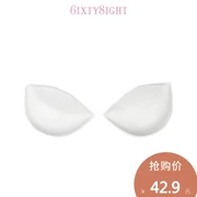 6IXTY8IGHT 68 mùa hè chính thức trên bộ sưu tập của silicone bơi không thấm nước ngực pad chèn áo ngực nữ AC01943