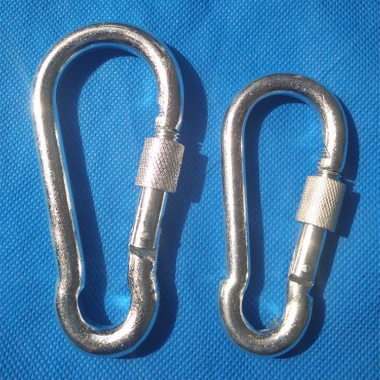 GB hook Large steel hook square xD type snap buckle Safety rope High-altitude anti-fall rope U-shaped mouth lock