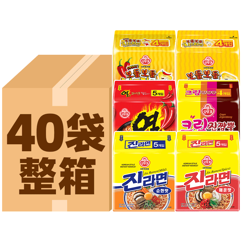 Korean Imported Ottogi Cheese Ramen, Golden Ramen, Korean-Style Real Seafood Ramen, Hot Ramen, Whole Box Wholesale