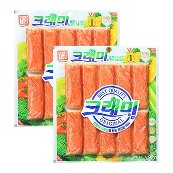 Korean Imported Korean Star Crab Flavor Sticks 180g Whole Box Wholesale Hand-Shredded Crab Sticks Sushi Crab Sticks Snack Food