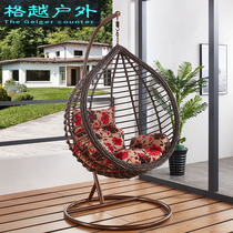 Hanging Chair Swing basket Vine Chair Home Casual Hanging Chair Indoor Bedroom Balcony Cradle Chair Bird Nest Hammock Rocking Chair