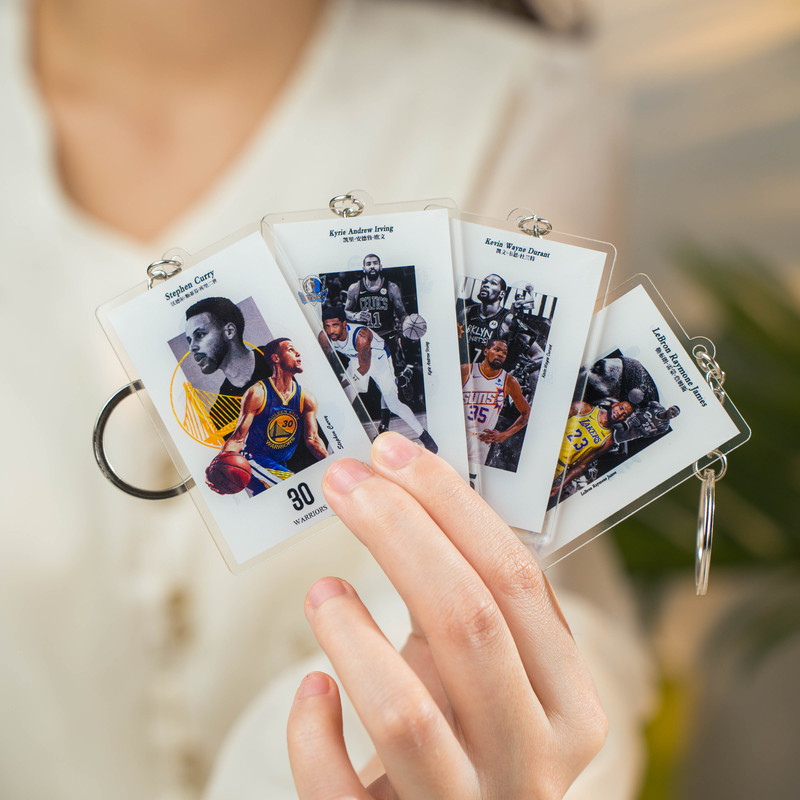 Owen Curry James Morant George Basketball Creative Gift Backpack Pendant Dream Team Player Card Merchandise