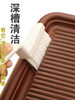 Multi-Purpose Hard-Bristled Angled Tea Tray Gap Brush for Cleaning Dead Corners, Tea Debris, and Tea Set Cleaning Brush for Corners and Grooves