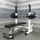 Multifunctional Weight Bench for Home Fitness, Foldable Dumbbell Bench, Bench Press Rack, Barbell Stand, Men's Barbell Set