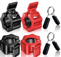 Barbell Quick buckle Aulever Rod Bell Bar Clips Dumbbells Fixed Buckle Clips Snap Spring 2 5cm25mm50 Lock Catch