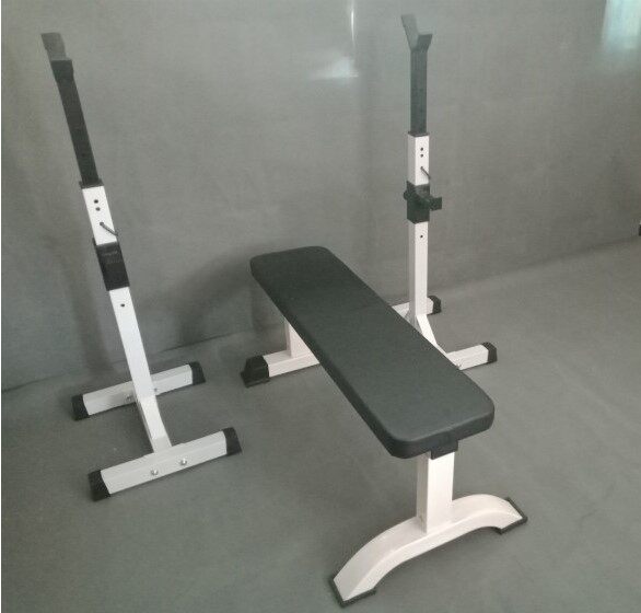 Home Fitness Weightlifting Bed Sleeper multifunction dumbbelle stool Folding Supine Board Adjustable Deep Squatting barbell frame