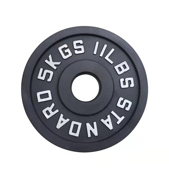 Large hole barbell piece home fitness Olympic bar weight piece 1.25kg 25kg barbell piece 50MM hip bridge weightlifting