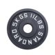 Large hole barbell piece home fitness Olympic bar weight piece 1.25kg 25kg barbell piece 50MM hip bridge weightlifting