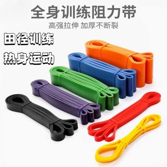 Resistance Band Elastic Band Tensioner Elastic Ring Fitness Band Pull-Up Band Elastic Rope Tension Band Strength Training