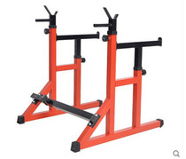 Mens weightlifting rack Barbell rack Bench press rack Home fitness simple barbell bracket Squat rack Barbell bed frame