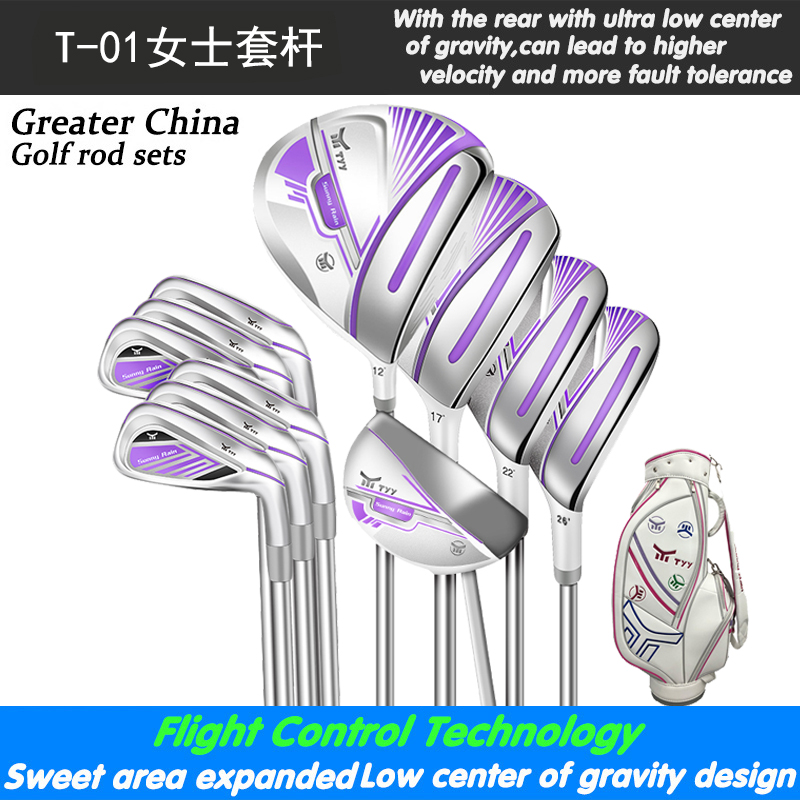 Golf golf club sets imported from Japan, a full set of TYY diamond series T-01 ladies' junior and intermediate sets