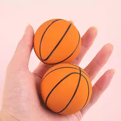 6cm jumping ball children's poison-free small basketball mini boy pat football hollow baby rubber bouncing toy