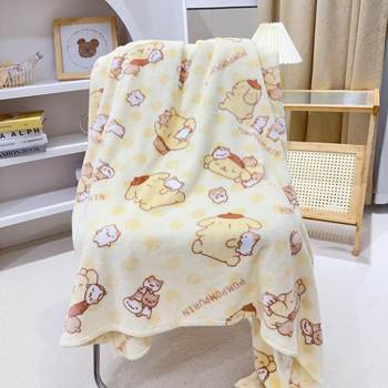 Four-season cover blanket casual blanket flannel warm blanket