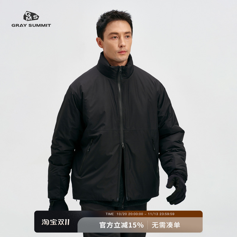 Graysummit Ultra-Lightweight Warm Primaloft Gold Label P Cotton Toray Waterproof Stand-Up Collar Outdoor Cotton Jacket