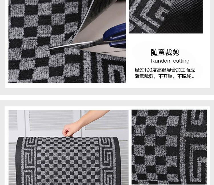 Cầu thang Jacquard vuông có thể tùy chỉnh Toàn bộ Hành lang Thảm lối đi Khách sạn Trà Khách sạn Thảm Cửa nhập cảnh - Thảm thảm trải sàn