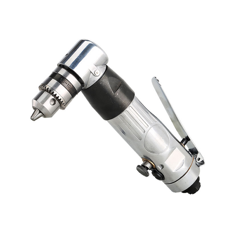 Buy 2 minus 10 right angle strong self-locking air drill 3 8L type elbow drilling machine forward and reverse pneumatic drill 10mm