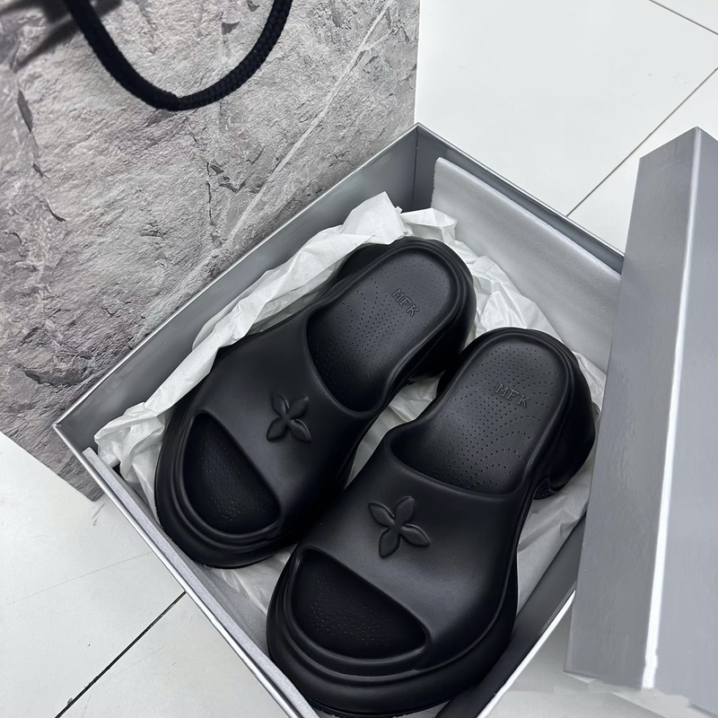 Correct Version 7/9cm Ultra-High Platform Shoes Xsmfk Summer Cross-Pattern Height-Increasing Outdoor Slimming Slippers for Women