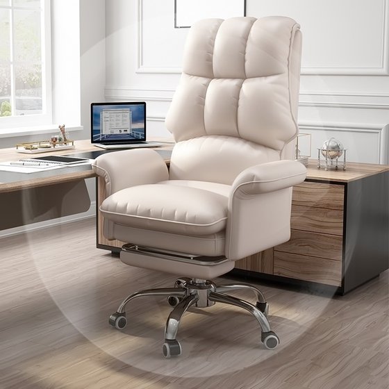 
Lifting computer chair, household leather sofa chair, living room balcony bedroom mobile adjustment, fashionable single backrest chair