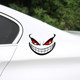 Devil Eyes Electric Vehicle Sticker Car Motorcycle Eye Helmet Reflective Waterproof Battery Vehicle Gadgets Decoration