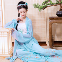 {Ideal Hanfu} (Mu Chunying)Original female summer fairy daily Song cotton song pants three-piece set