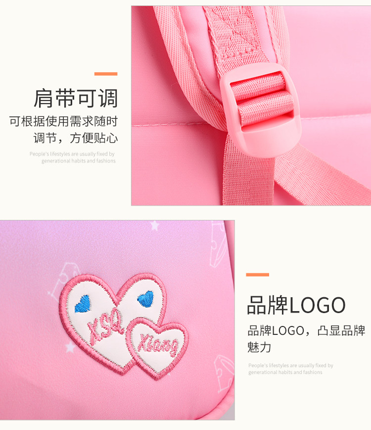 Детский чемодан 新款拉杆书包小学生女孩6-12周岁女童公主二三到六年级防水减负 OTHER