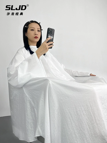 Накидка для стрижки волос, фартук, делается под заказ, с печатью вашего логотипа, популярно в интернете