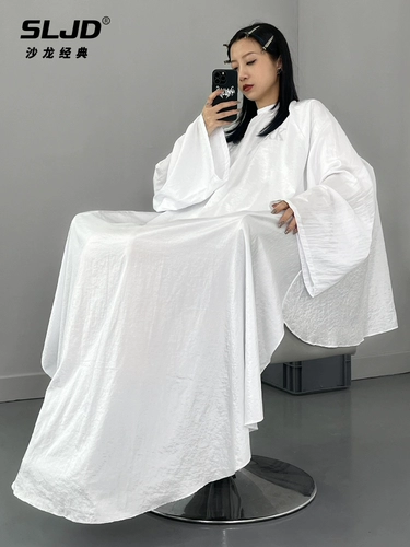 Накидка для стрижки волос, фартук, делается под заказ, с печатью вашего логотипа, популярно в интернете