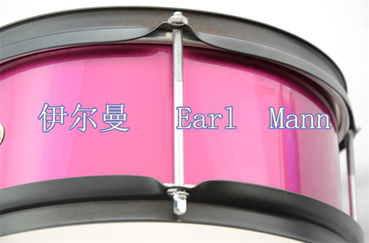 Nhà máy nhạc cụ Elman Earl Mann Senior Wood Cavity Snare Drum 10 inch màu hồng snare trống nhạc cụ gõ - Nhạc cụ phương Tây kèn saxophone alto
