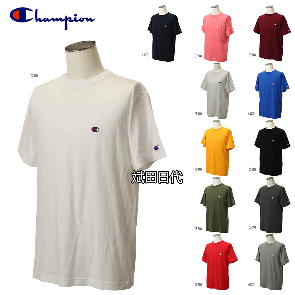 Japanese version champion champion short sleeve Tshirt shirt cotton small logo classic simple c3-p300