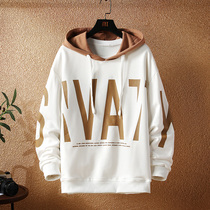 Tide brand sweater mens hoodie Spring and Autumn New Korean casual pullover loose trend Joker long sleeve top