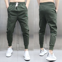 Tide brand 2020 Autumn new casual pants men slim Korean version of the trend elastic pants Joker tide sports shoes pants