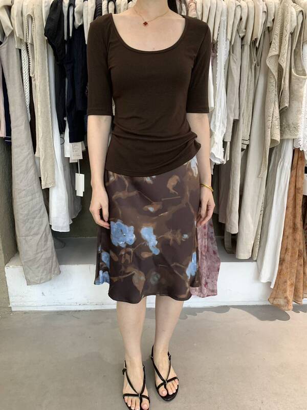 Bluepops Summer Chic Floral Fishtail Short Midi Skirt Jc084 Bluepops Summer Chic Floral Fishtail Short Midi Skirt Jc084