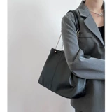 Сумка через плечо, вместительная и большая сумка на одно плечо, из натуральной кожи, изысканный стиль, подходит для студента