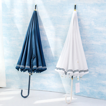 Japanese straight handle umbrella South Korea oversized Mori retro 16-bone long handle umbrella reinforcement student umbrella creative girl