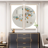 Счастье благоприятный лотос Xuangance Cabinet диван фоновая картина стены