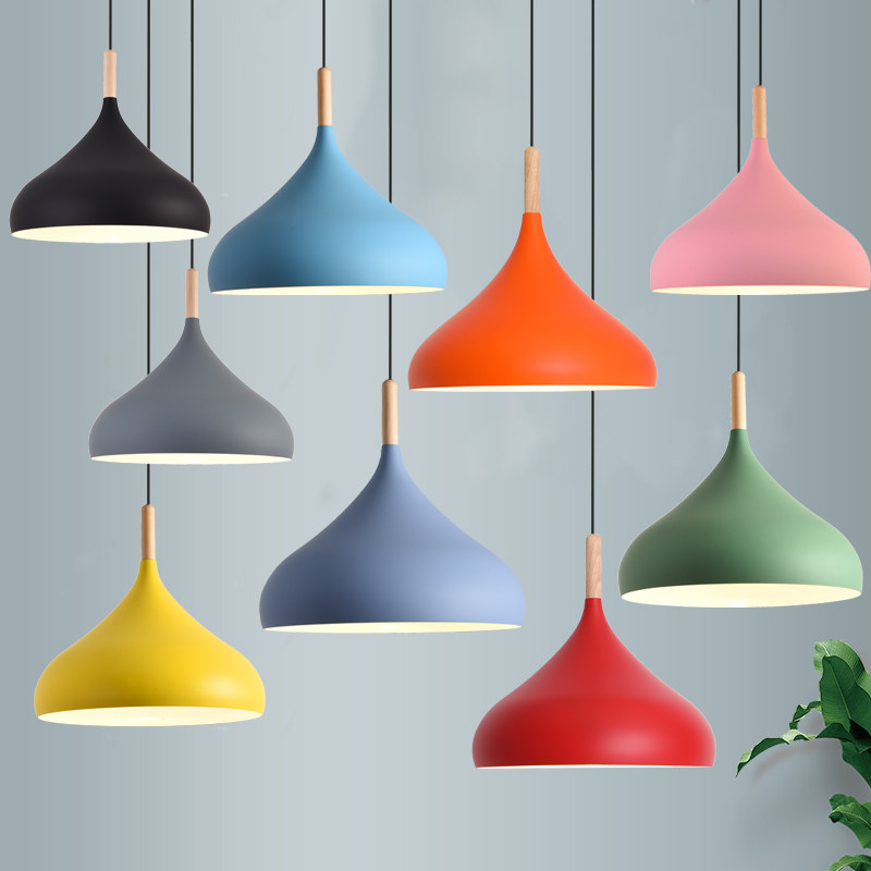 Barber shop chandelier creative personality hot pot restaurant restaurant bar creative industrial wind restaurant warm light simple lamps