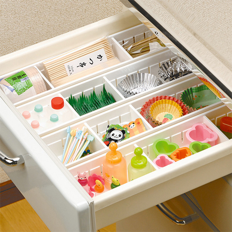 Japan imports inomata cutlery drawers containing box integral cabinet containing lattice free separating finishing