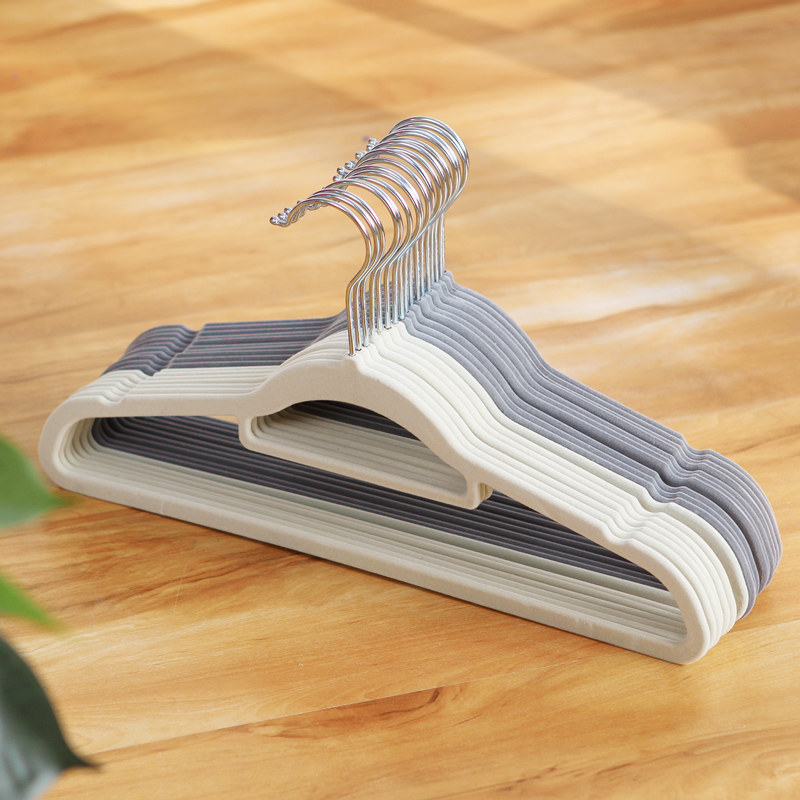 Exit Japan Flocking Clothes Hanger Wardrobe containing Divine Anti Slip No Mark Clothes Racks Magic Clothes Hanger Clothes Hangers