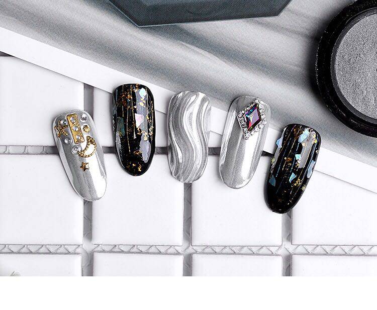 Mechia Titanium Alloy Powder Laser Magic Iridescent Mirror Powder Fine Electroplating Metal Powder Shake Sound The Same Meme Flash Powder Day Ensemble Sweet