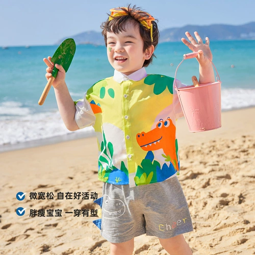 Летняя рубашка для мальчиков, детская футболка, летняя одежда, 1 лет, детская одежда, короткий рукав