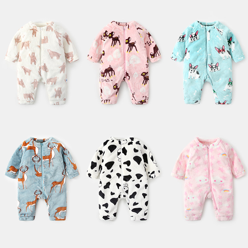 Baby Onesies Winter Newborn Pajamas Baby Clothes Winter Clothes