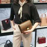 Ретро небольшая сумка на одно плечо, сумка через плечо, из натуральной кожи, коллекция 2023, популярно в интернете