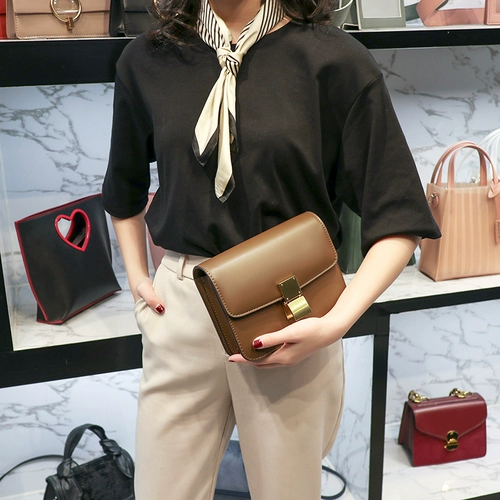 Ретро небольшая сумка на одно плечо, сумка через плечо, из натуральной кожи, коллекция 2023, популярно в интернете