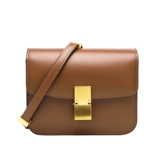 Ретро небольшая сумка на одно плечо, сумка через плечо, из натуральной кожи, коллекция 2023, популярно в интернете