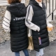 Mùa đông mới 2017 phiên bản Hàn Quốc cùng một đoạn vest trong phần dài xuống áo khoác bông vest vest