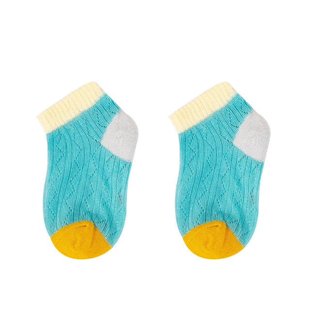 ຖົງຕີນເດັກນ້ອຍໃນລະດູໃບໄມ້ປົ່ງແລະລະດູຮ້ອນ ຖົງຕີນບາງໆເດັກຊາຍແລະເດັກຍິງ ເຮືອຝ້າຍບໍລິສຸດ ຖົງຕີນເດັກນ້ອຍ ຖົງຕີນເດັກນ້ອຍ breathable ultra-thin socks summer