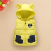 Áo vest trẻ em cotton 2018 mới mùa thu đông mỏng bé áo trùm đầu ấm áp áo khoác nam và nữ vest quần áo trẻ em xuất khẩu Áo ghi lê